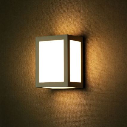 LED Spoljna zidna lampa LED/12W/230V 4000K IP65 sivo