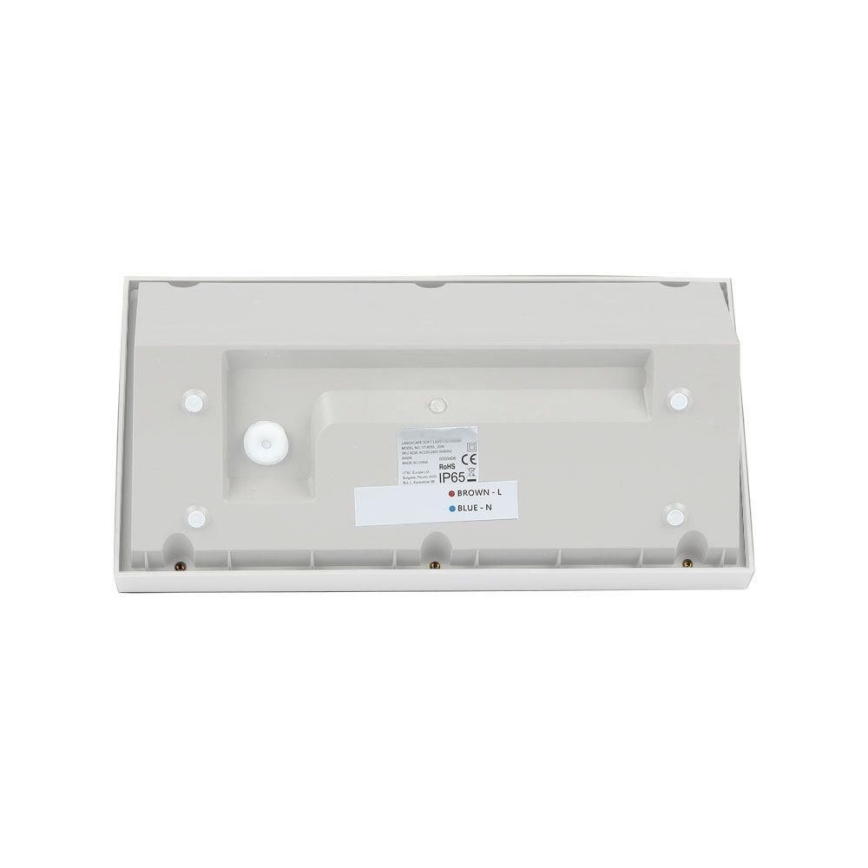 LED Spoljna zidna lampa LED/12W/230V 6400K IP65 bela