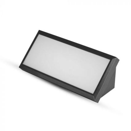 LED Spoljna zidna lampa LED/12W/230V 6400K IP65 crno