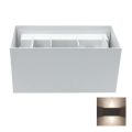 LED Spoljna zidna lampa LED/12W/230V IP54 bela