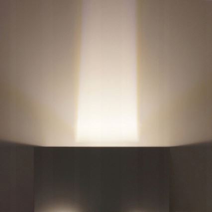 LED Spoljna zidna lampa LED/12W/230V IP54 bela