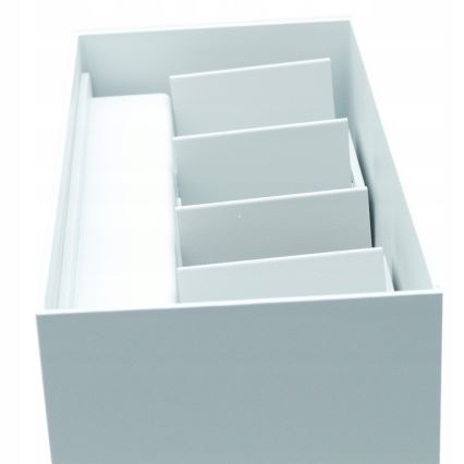 LED Spoljna zidna lampa LED/12W/230V IP54 bela