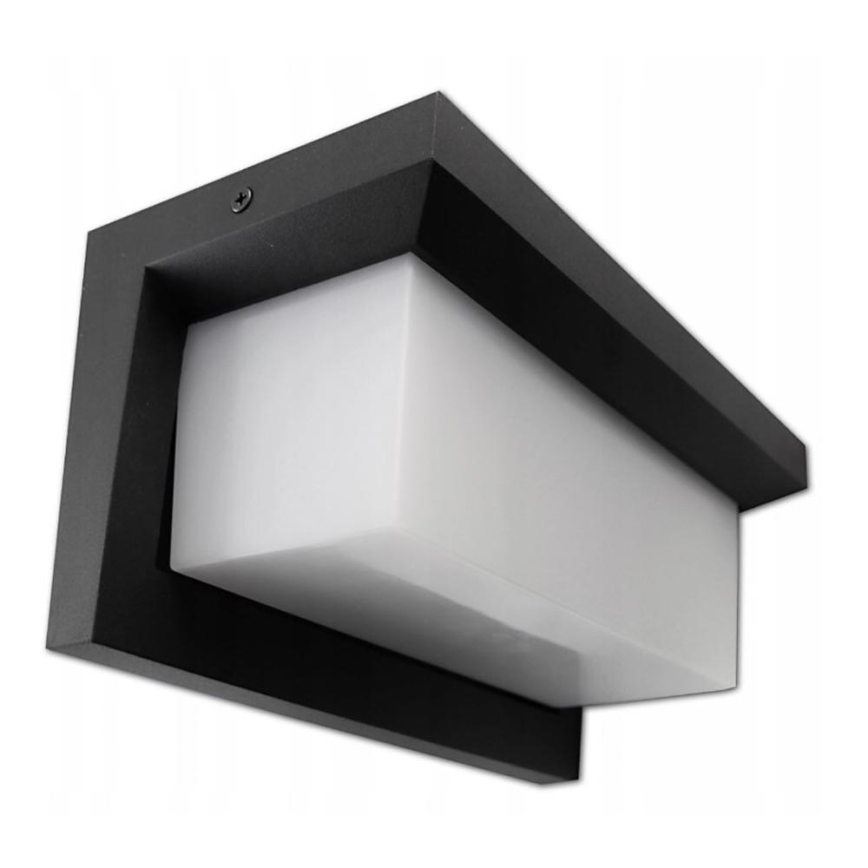 LED Spoljna zidna lampa LED/12W/230V IP54 crno