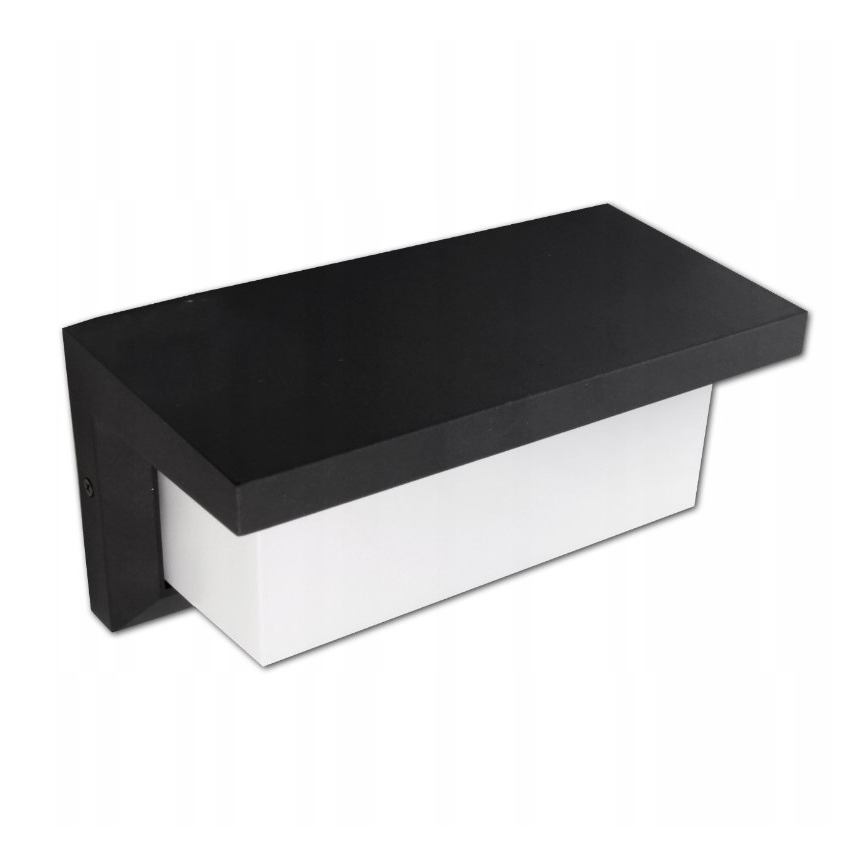LED Spoljna zidna lampa LED/12W/230V IP54 crno