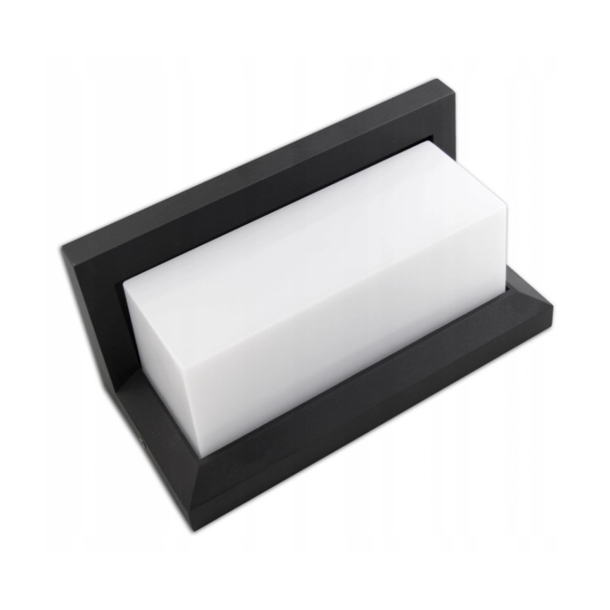 LED Spoljna zidna lampa LED/12W/230V IP54 crno