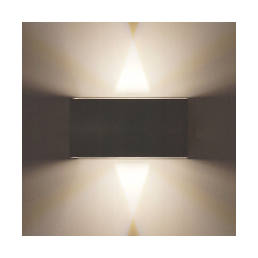 LED Spoljna zidna lampa LED/12W/230V IP54 crno