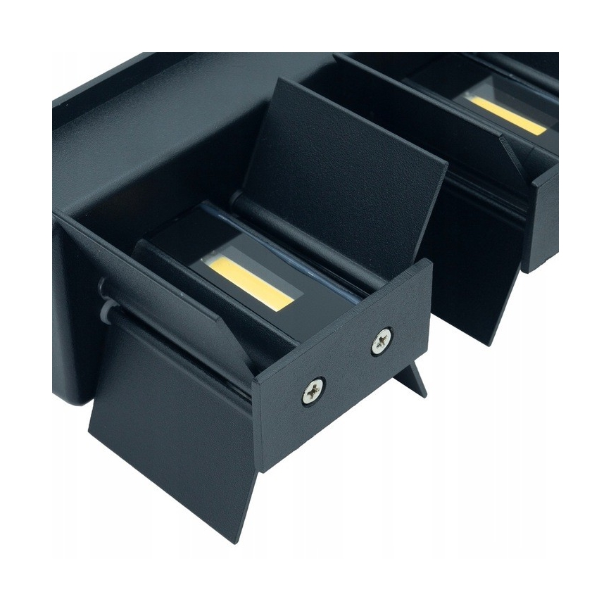LED Spoljna zidna lampa LED/12W/230V IP54 crno
