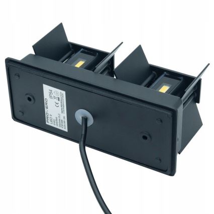 LED Spoljna zidna lampa LED/12W/230V IP54 crno