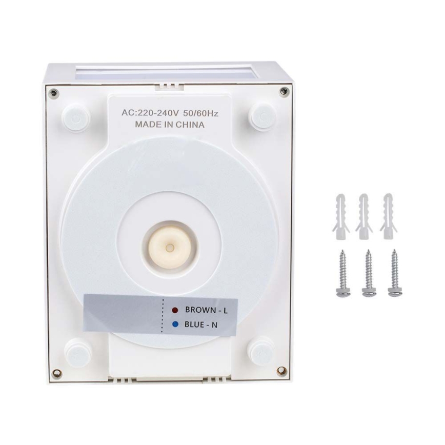 LED Spoljna zidna lampa LED/12W/230V IP65 4000K bela