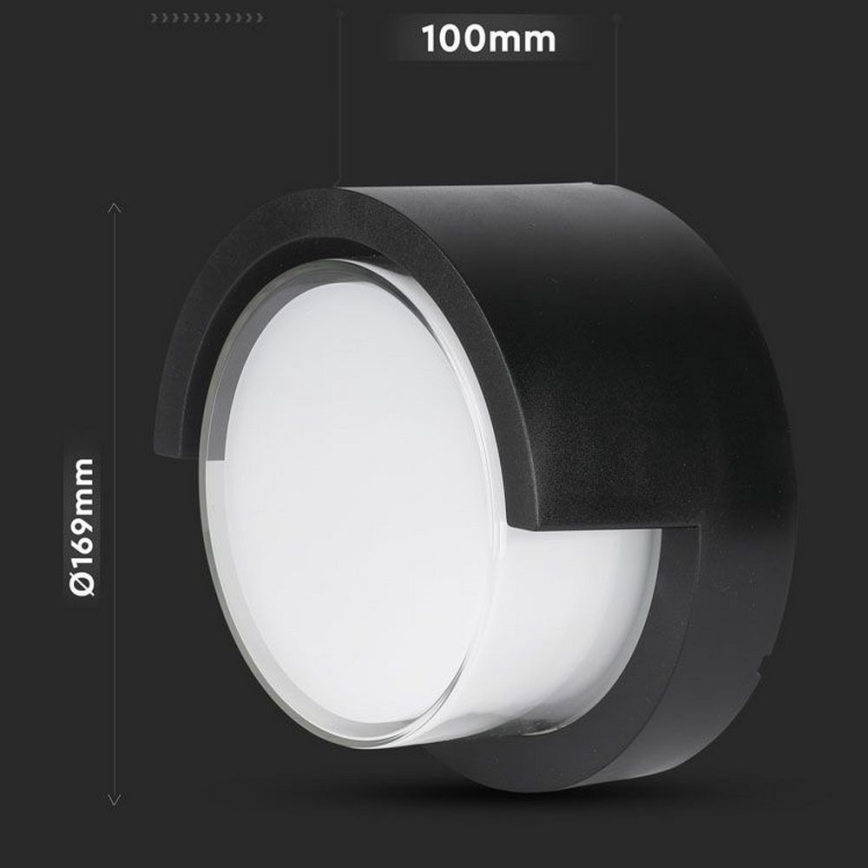 LED Spoljna zidna lampa LED/12W/230V IP65