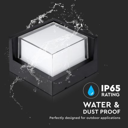 LED Spoljna zidna lampa LED/12W/230V IP65