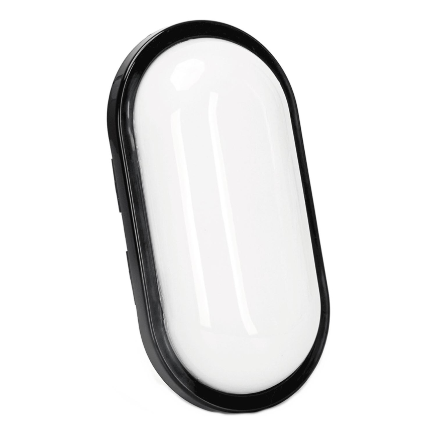 LED Spoljna zidna lampa LED/15W/230V 6500K crno IP65