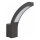 LED Spoljna zidna lampa LED/15W/230V IP54 crno