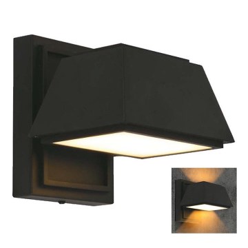 LED Spoljna zidna lampa LED/15W/230V IP65 4000K crno