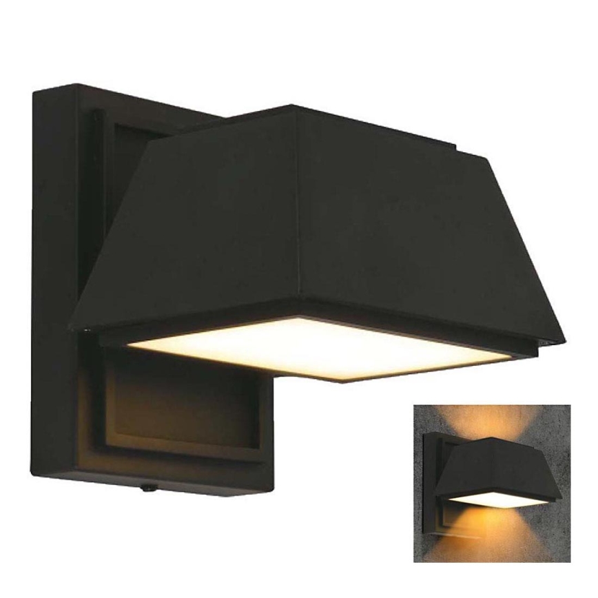LED Spoljna zidna lampa LED/15W/230V IP65 4000K crno