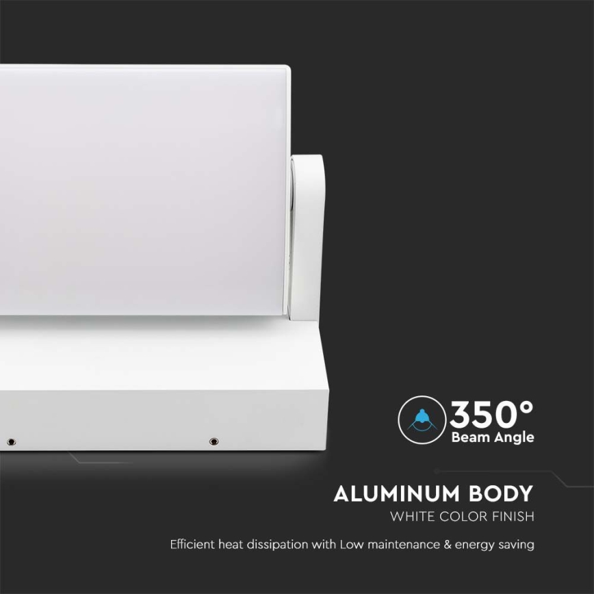 LED Spoljna zidna lampa LED/17W/230V 4000K IP65