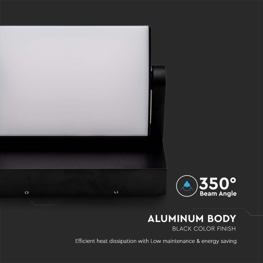LED Spoljna zidna lampa LED/17W/230V 4000K IP65