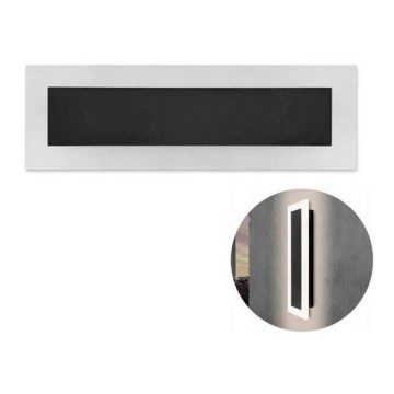 LED Spoljna zidna lampa LED/19W/230V IP54 crno
