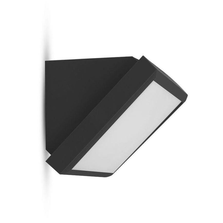 LED Spoljna zidna lampa LED/20W/230V 3000K IP65 crno
