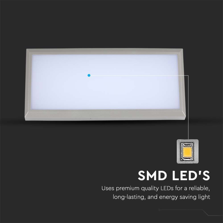 LED Spoljna zidna lampa LED/20W/230V 3000K IP65