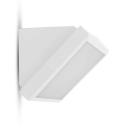 LED Spoljna zidna lampa LED/20W/230V 4000K IP65 bela
