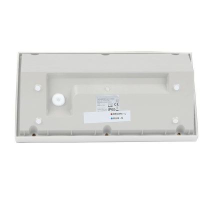 LED Spoljna zidna lampa LED/20W/230V 4000K IP65 bela