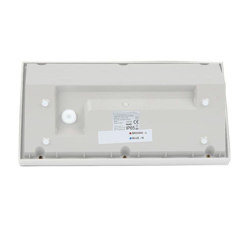 LED Spoljna zidna lampa LED/20W/230V 4000K IP65 bela