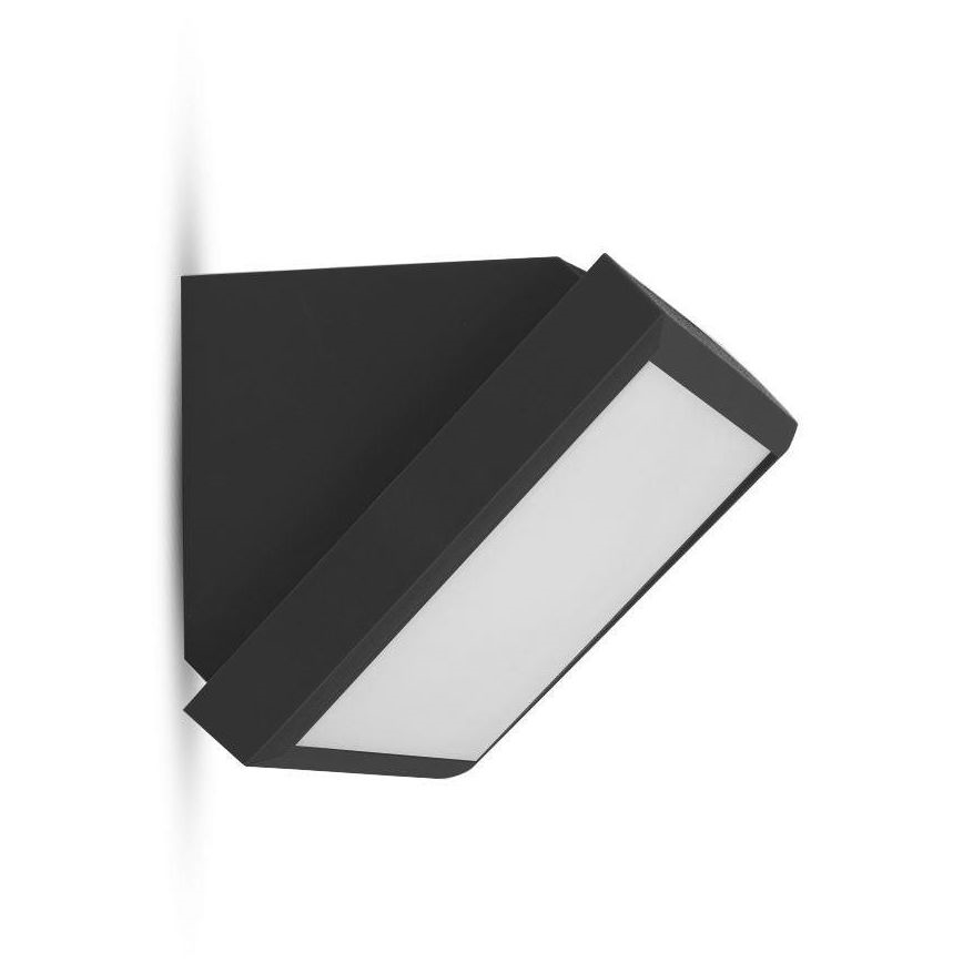 LED Spoljna zidna lampa LED/20W/230V 4000K IP65 crno