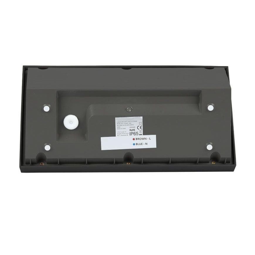LED Spoljna zidna lampa LED/20W/230V 4000K IP65 crno