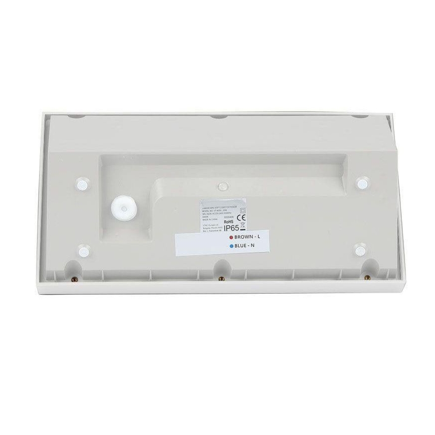 LED Spoljna zidna lampa LED/20W/230V 6400K IP65 bela