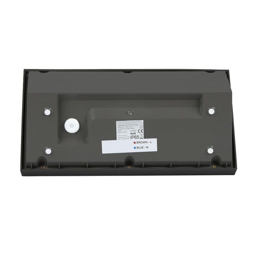LED Spoljna zidna lampa LED/20W/230V 6400K IP65 crno