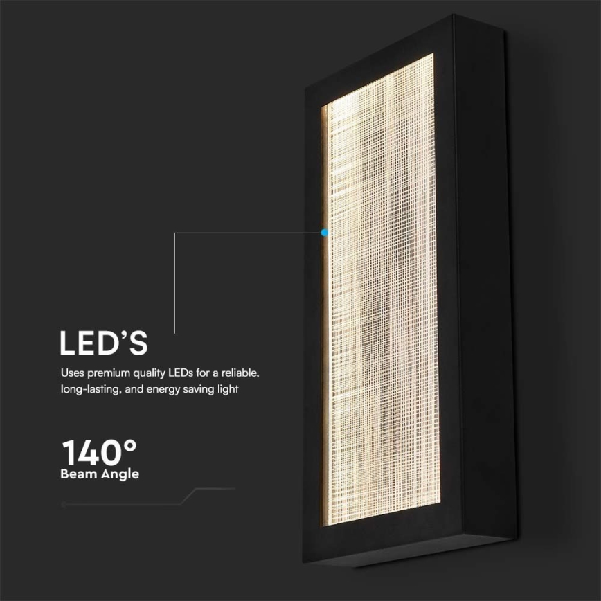 LED Spoljna zidna lampa LED/20W/230V IP65 3000K