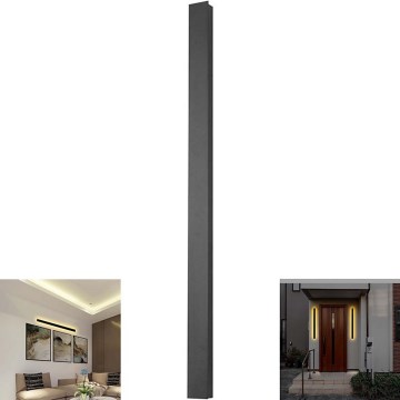 LED Spoljna zidna lampa LED/23W/230V 3000K IP65 antracit