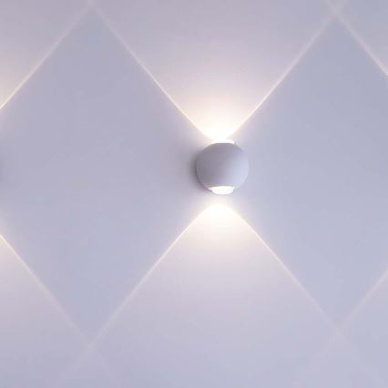 LED Spoljna zidna lampa LED/2W/230V 3000K IP54 bela
