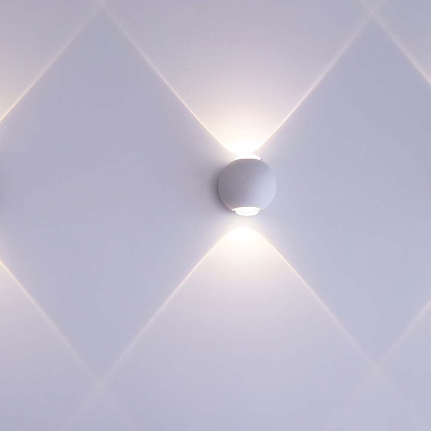 LED Spoljna zidna lampa LED/2W/230V 3000K IP54 bela