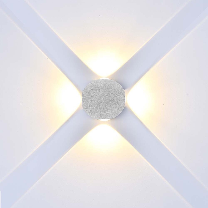 LED Spoljna zidna lampa LED/4W/230V 4000K IP54 bela