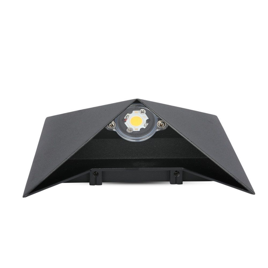 LED Spoljna zidna lampa LED/5W/230V 3000K IP65 crno