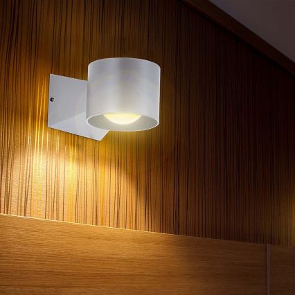 LED Spoljna zidna lampa LED/5W/230V 4000K IP65 bela