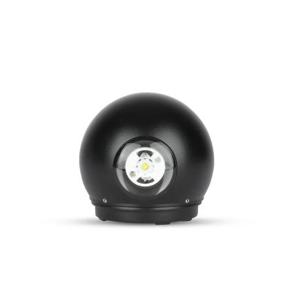 LED Spoljna zidna lampa LED/6W/230V 3000K IP65 crno
