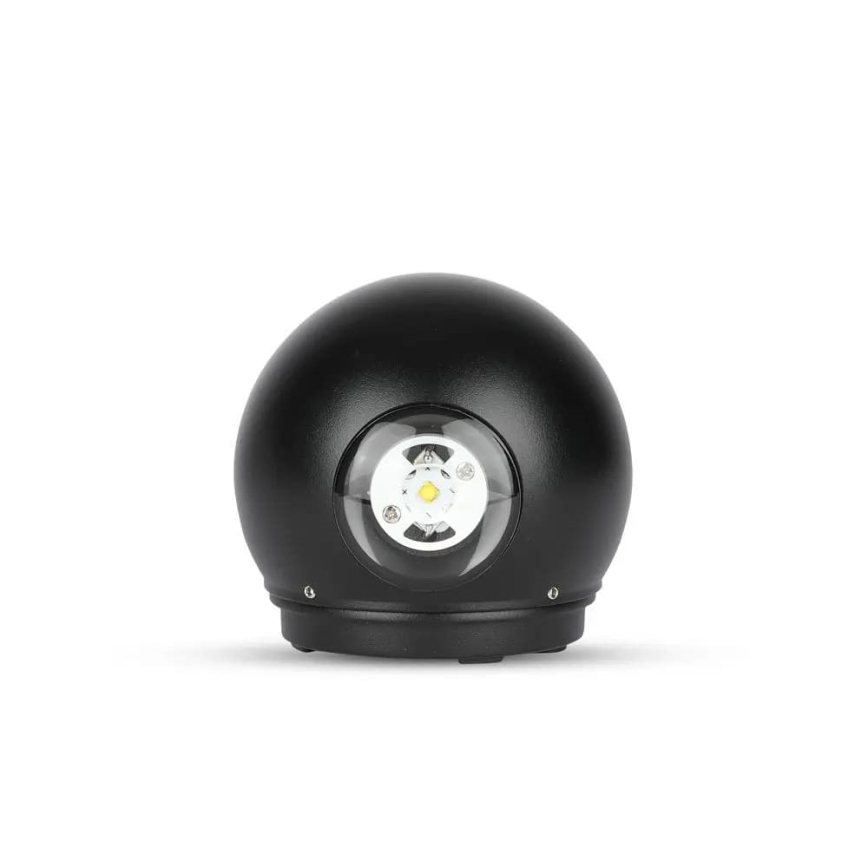 LED Spoljna zidna lampa LED/6W/230V 3000K IP65 crno