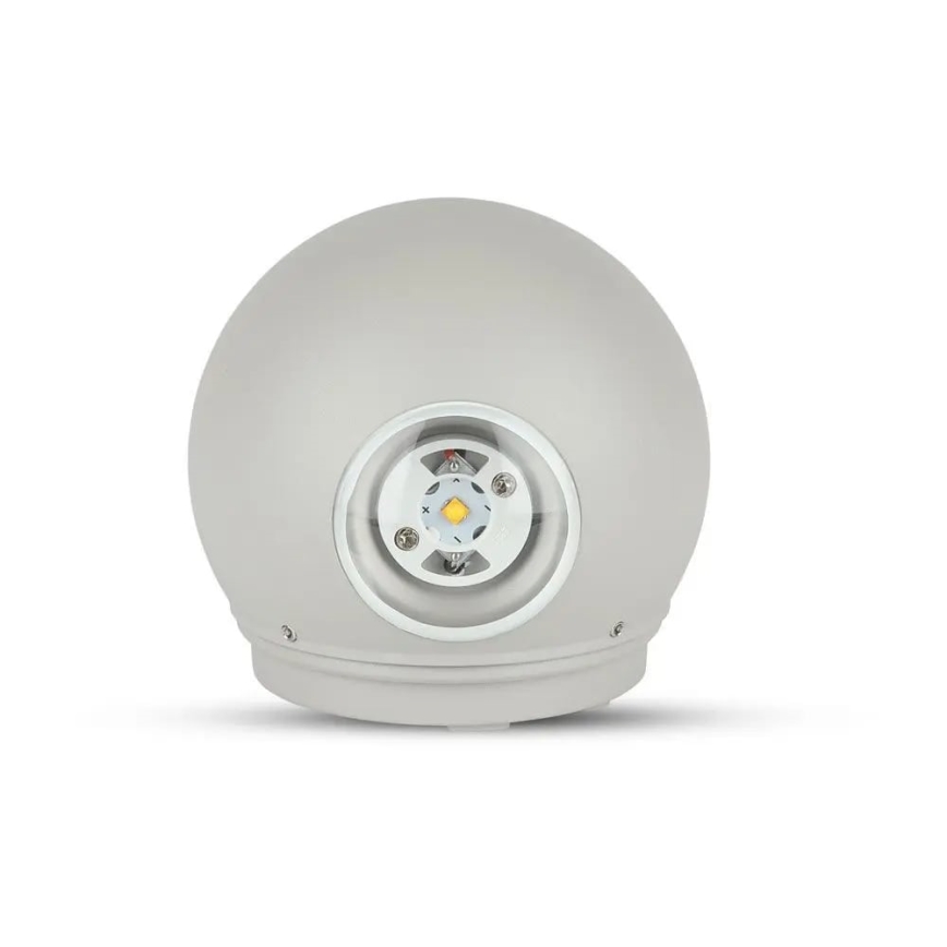 LED Spoljna zidna lampa LED/6W/230V 3000K IP65 sivo