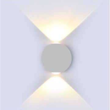 LED Spoljna zidna lampa LED/6W/230V 4000K IP65 sivo