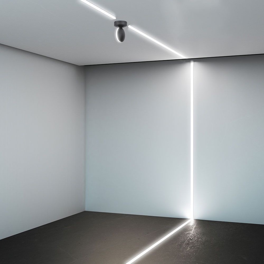 LED Vanjska zidna fleksibilna lampa LED/7W/230V 4000K IP65 crno