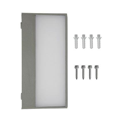 LED Spoljna zidna lampa LED/9W/230V 3000K IP65