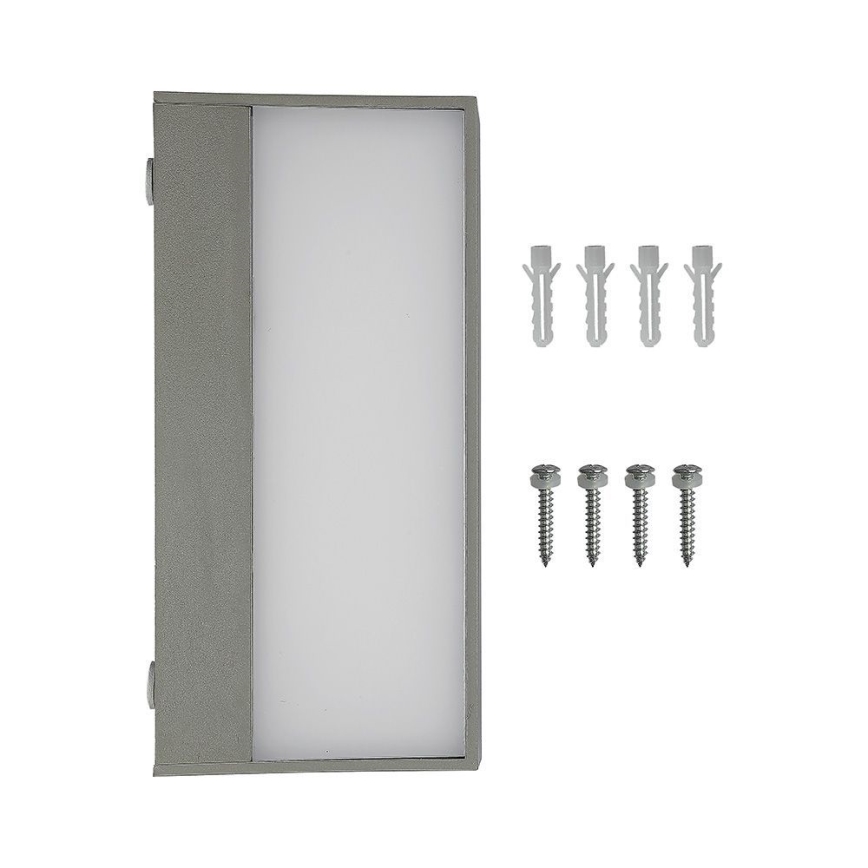 LED Spoljna zidna lampa LED/9W/230V 3000K IP65