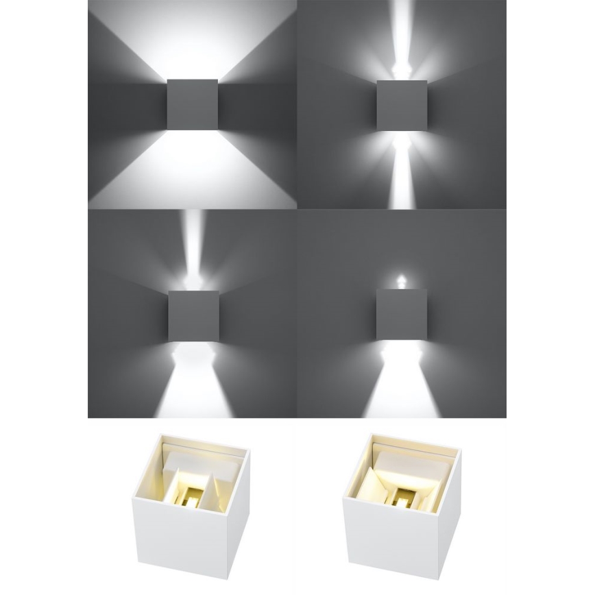 LED Spoljna zidna lampa LUCA LED/6W/230V IP54
