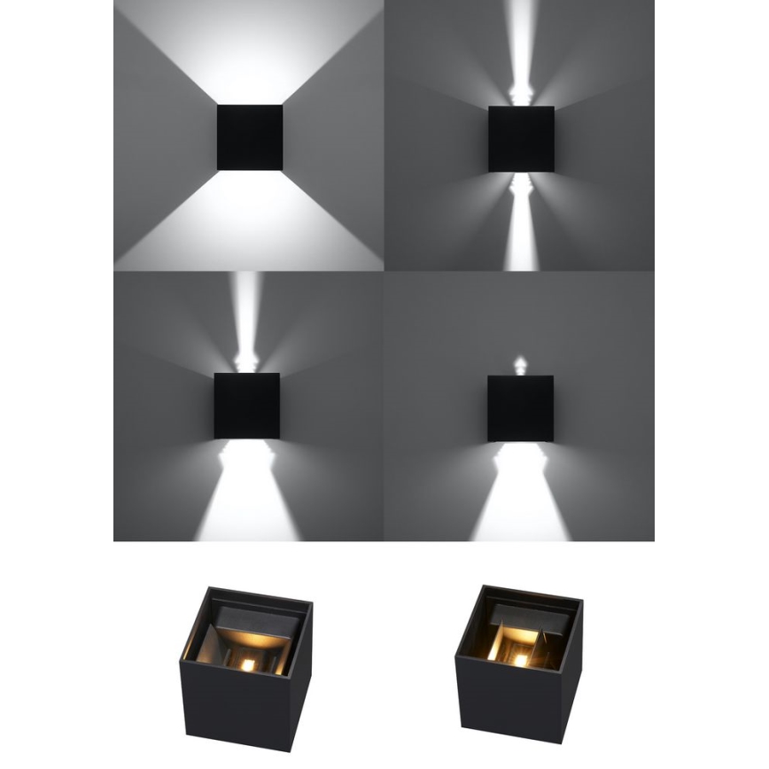 LED Spoljna zidna lampa LUCA LED/6W/230V IP54