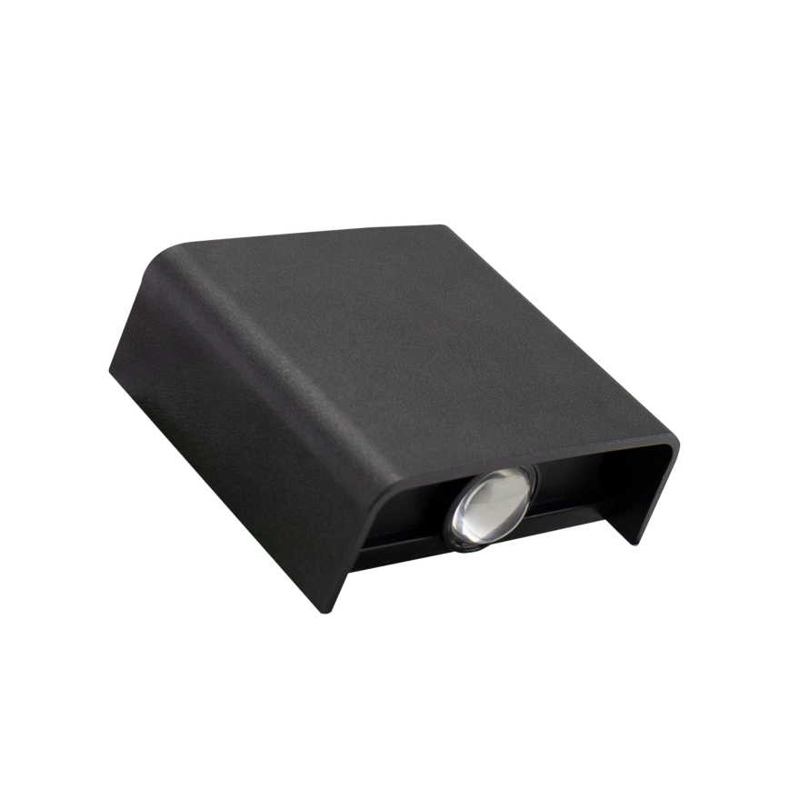 LED Spoljna zidna lampa LUNARIX LED/2W/230V 3000-6000K CRI 90 IP54 crno