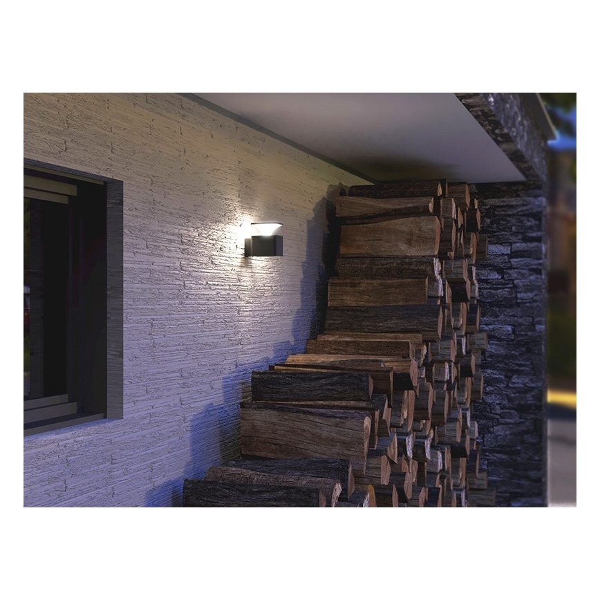 LED Spoljna zidna lampa ORNELA LED/6W/230V 3000K IP54 antracit