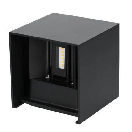 LED Spoljna zidna lampa QUERK 2xLED/3W/230V 3000K IP54 crno